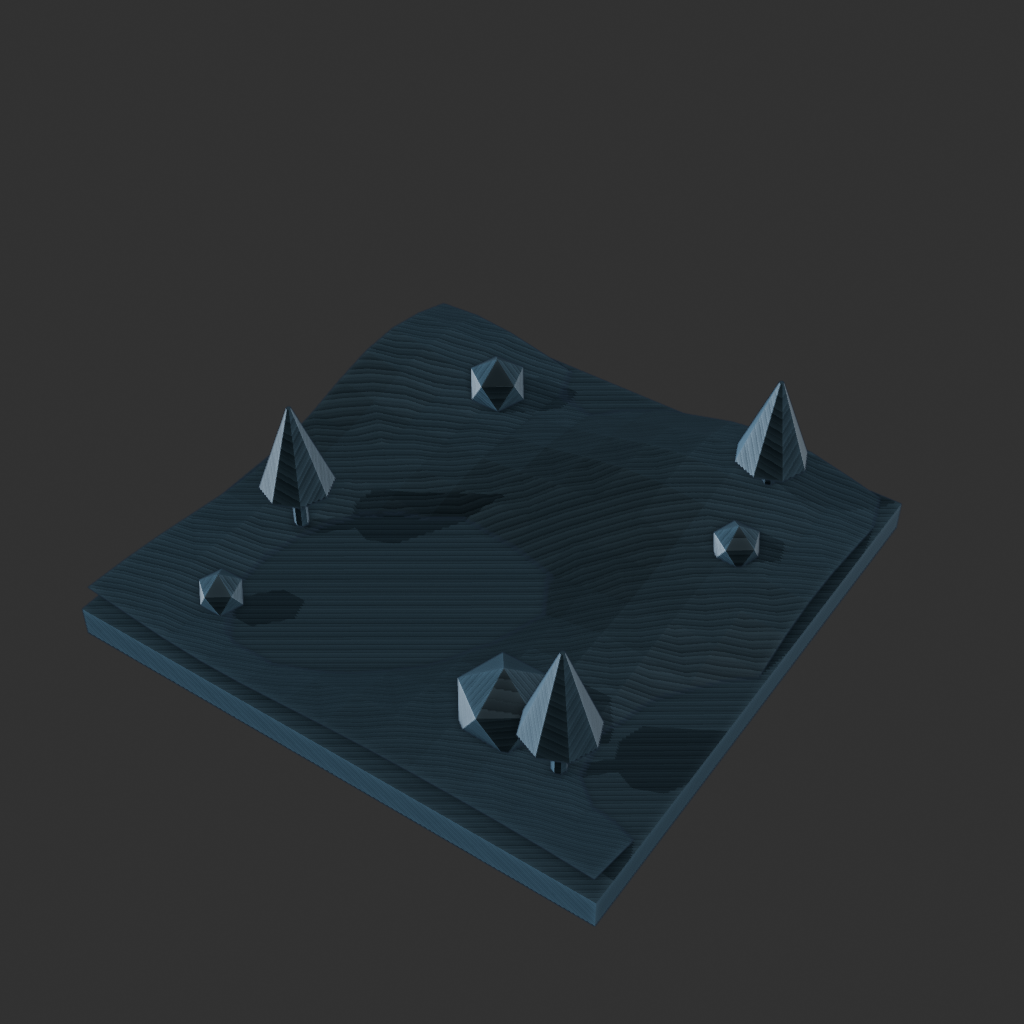 Greenfold Terrain low-poly work sample